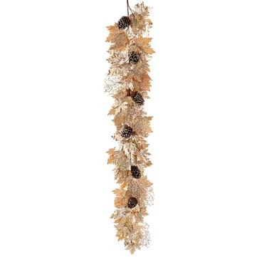 Best reviews of π₯ The π Christmas Palace 6 FT GOLDEN BROWN METALLIC MAPLE TWIG & PINECONE GARLAND Garlands π 2 The Christmas Palace 6 FT GOLDEN BROWN METALLIC MAPLE TWIG & PINECONE GARLAND Garlands