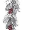 The Christmas Palace 5 FT SNOWY BERRY LEAF MAGNOLIA GARLAND Garlands