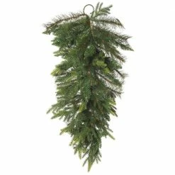 The Christmas Palace Garlands 3 FT COLORADO MIX TEARDROP UNLIT