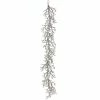 The Christmas Palace Garlands 5 FT SILVER ICED GARLAND