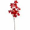 The Christmas Palace Flowers 38" RED VELVET DOGWOOD SPRAY SET OF 6