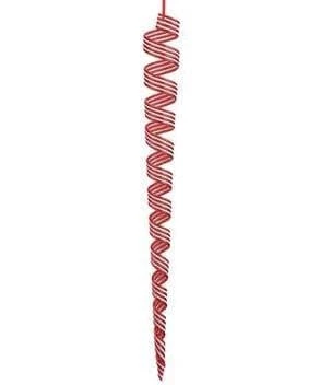 Top 10 π The β Christmas Palace β Christmas Ornaments 24" RED & WHITE SWIRL ICICLE SET OF 6 β€οΈ 1 The Christmas Palace Christmas Ornaments 24" RED & WHITE SWIRL ICICLE SET OF 6