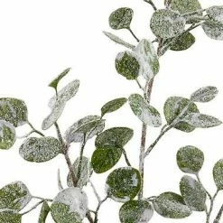 The Christmas Palace Stems & Picks 30" SNOWY EUCALYPTUS SPRAY SET OF 6