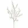 The Christmas Palace Stems & Picks 35" WHITE SNOW BERRY SPRAY SET OF 6