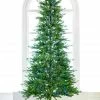 The Christmas Palace Gilded Elegance 12 FT RUSSIAN FIR SLIM PRE LIT CLEAR & MULTI COLOR LED LIGHTS
