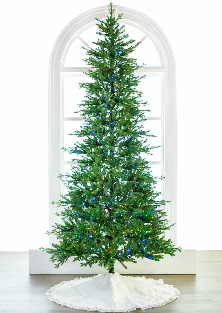 Brand new π The π Christmas Palace Gilded Elegance 12 FT RUSSIAN FIR SLIM PRE LIT CLEAR & MULTI COLOR LED LIGHTS π 1 The Christmas Palace Gilded Elegance 12 FT RUSSIAN FIR SLIM PRE LIT CLEAR & MULTI COLOR LED LIGHTS