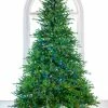 The Christmas Palace 12 FT RUSSIAN PRE LIT CLEAR & MULTI COLOR LED LIGHTS CHRISTMAS TREES