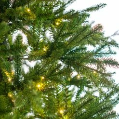 The Christmas Palace 10 FT RUSSIAN PRE LIT CLEAR & MULTI COLOR LED LIGHTS CHRISTMAS TREES