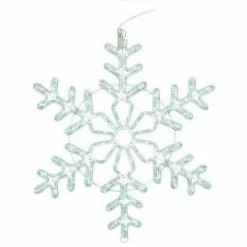 The Christmas Palace 4 FT PURE WHITE LED SNOWFLAKE