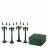 The Christmas Palace VILLAGE ACCESSORY DOUBLE STREET LAMP PACK OF 4 LAMPS Department 56
