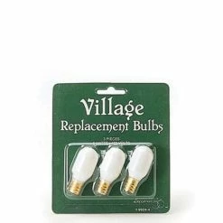 The Christmas Palace Department 56 VILLAGE ACCESSORY REPLACEMENT LIGHT BULB SET OF 3