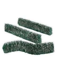 The Christmas Palace VILLAGE ACCESSORY FLEXIBLE SISAL HEDGE PACK OF 3 Department 56