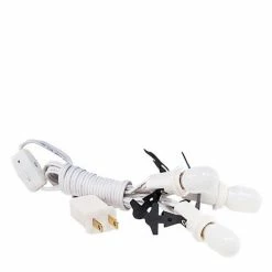 The Christmas Palace VILLAGE ACCESSORY REPLACEMENT 3 SOCKET LIGHT SET