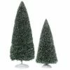 The Christmas Palace Department 56 VILLAGE ACCESSORY BAG-O-FROSTED TOPIARIES PACK OF 2