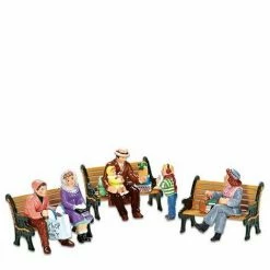 The Christmas Palace SNOW VILLAGE SITTING IN THE VILLAGE Department 56