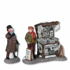 The Christmas Palace DICKENS VILLAGE LONDON NEWSPAPER STAND