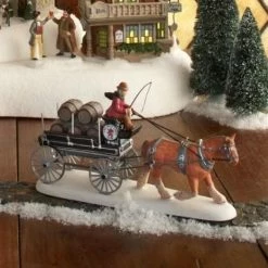The Christmas Palace Department 56 DICKENS VILLAGE RED LION PUB BEER WAGON