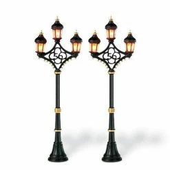 The Christmas Palace Department 56 VILLAGE ACCESSORY FIFTY SIX STREET LIGHTS PACK OF 2