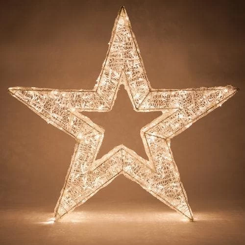Cheap π The β Christmas Palace 78" LED FIVE POINT 3D STAR WITH WARM WHITE LIGHTS OVERSIZED DECOR π 2 The Christmas Palace 78" LED FIVE POINT 3D STAR WITH WARM WHITE LIGHTS OVERSIZED DECOR
