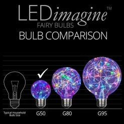Discount π The β Christmas Palace G50 MULTI COLOR LED FAIRY BULB π 6 The Christmas Palace G50 MULTI COLOR LED FAIRY BULB