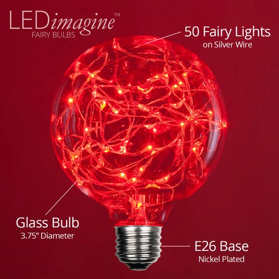 Budget π The π Christmas Palace G95 RED LED FAIRY BULB π 2 The Christmas Palace G95 RED LED FAIRY BULB