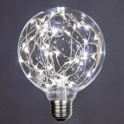 The Christmas Palace G95 COOL WHITE LED FAIRY BULB