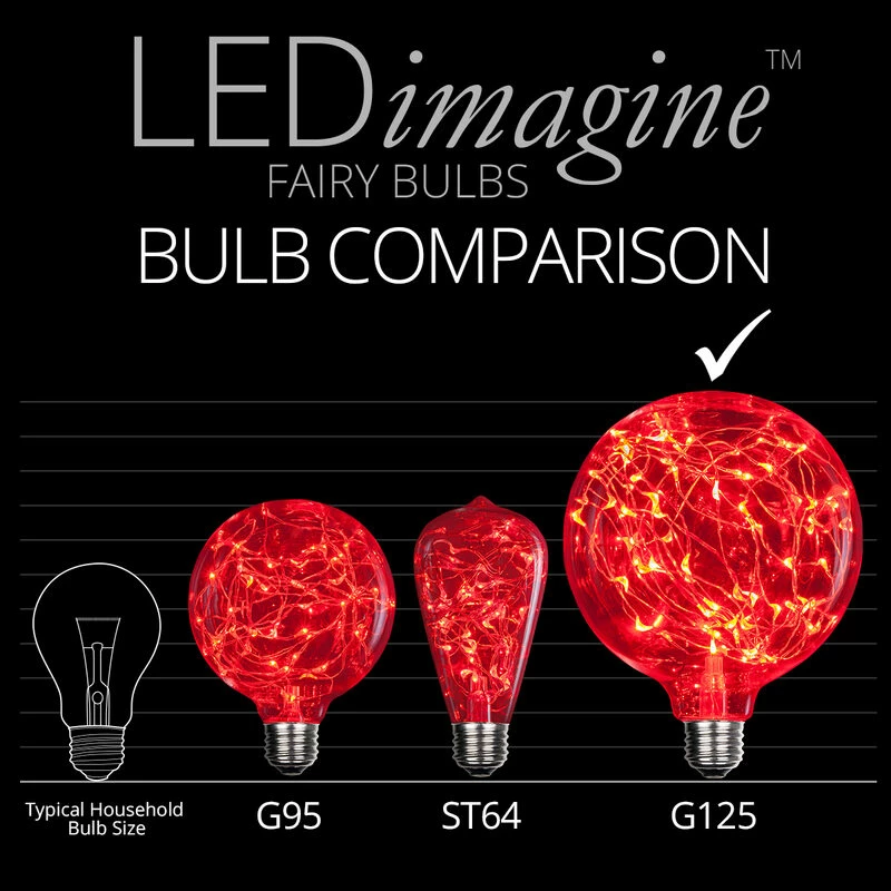 Best Pirce β The π Christmas Palace G125 RED LED FAIRY LIGHT BULB βοΈ 3 The Christmas Palace G125 RED LED FAIRY LIGHT BULB