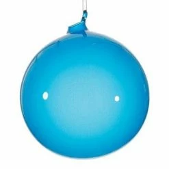 The Christmas Palace 6" AGEIAN SEA BLUE BUBBLEGUM ORNAMENT