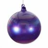 The Christmas Palace 5" PURPLE PEARL GLASS BUBBLEGUM ORNAMENT