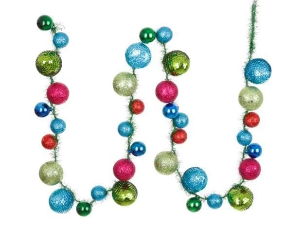 Best deal π The π Christmas Palace Garlands 5 FT MULTICOLOR BALL GARLAND π 1 The Christmas Palace Garlands 5 FT MULTICOLOR BALL GARLAND