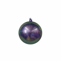 The Christmas Palace Christmas Ornaments 6" VIOLET PEARL GLASS BUBBLEGUM ORNAMENT