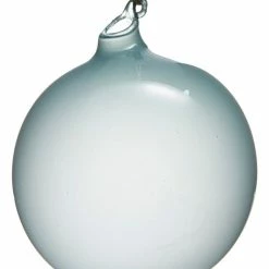 The Christmas Palace 5" AQUA BUBBLEGUM GLASS ORNAMENT Christmas Ornaments