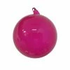 The Christmas Palace 5" FUCHSIA BUBBLEGUM GLASS ORNAMENT