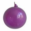 The Christmas Palace 5" PURPLE BUBBLEGUM GLASS ORNAMENT