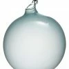 The Christmas Palace Christmas Ornaments 3" AQUA BUBBLEGUM GLASS ORNAMENT SET OF 6