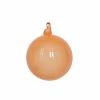The Christmas Palace 3" PEACH BUBBLEGUM GLASS ORNAMENT SET OF 6