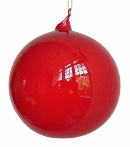Discount βοΈ The β Christmas Palace 6" RED BUBBLEGUM GLASS ORNAMENT π― 1 The Christmas Palace 6" RED BUBBLEGUM GLASS ORNAMENT