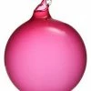 The Christmas Palace 6" ROSE BUBBLEGUM GLASS ORNAMENT Christmas Ornaments