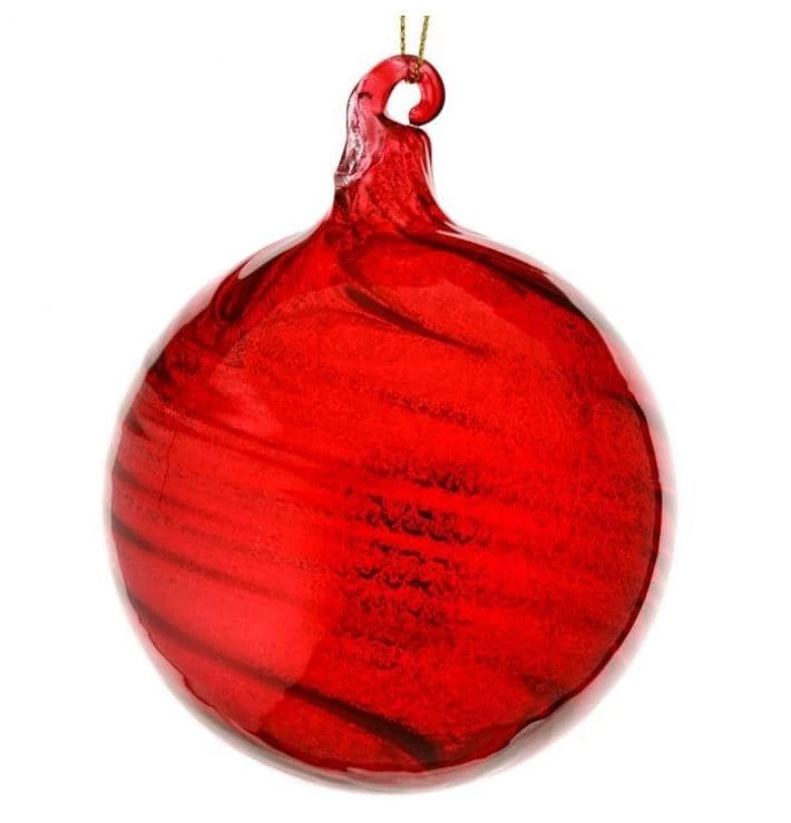 Budget π The β Christmas Palace β Christmas Ornaments 3.5" RED THICK MERCURY GLASS SWIRL ORNAMENT SET OF 6 β 1 The Christmas Palace Christmas Ornaments 3.5" RED THICK MERCURY GLASS SWIRL ORNAMENT SET OF 6