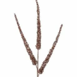 The Christmas Palace 34" CHAMPAGNE GLITTER MILLET SPRAY SET OF 12