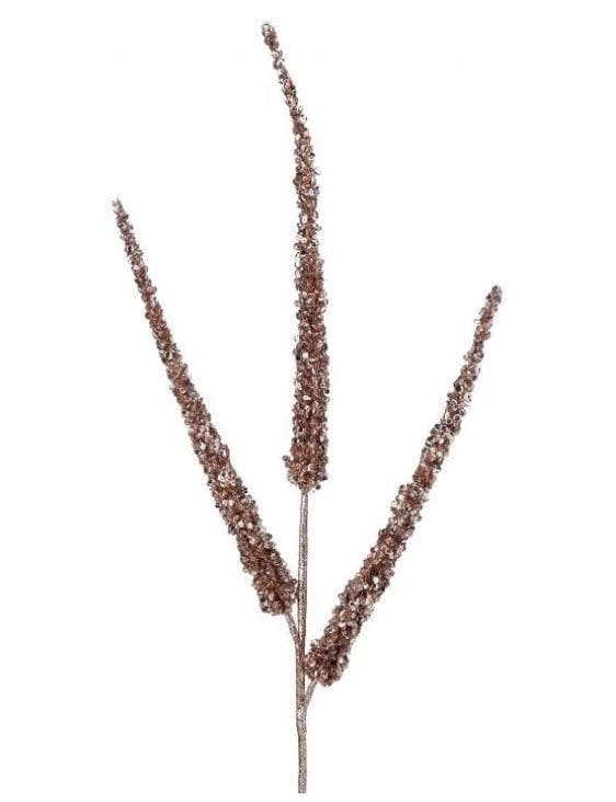 Budget π The π Christmas Palace 34" CHAMPAGNE GLITTER MILLET SPRAY SET OF 12 π 1 The Christmas Palace 34" CHAMPAGNE GLITTER MILLET SPRAY SET OF 12