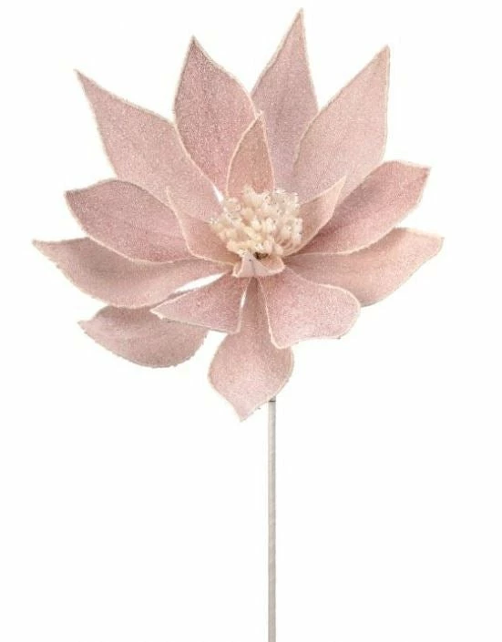 Discount π The π Christmas Palace 24" BLUSH PINK GLITTER POINSETTIA SET OF 12 Flowers β 2 The Christmas Palace 24" BLUSH PINK GLITTER POINSETTIA SET OF 12 Flowers