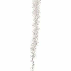 The Christmas Palace 16" ACRYLIC BEAD HANGING ICICLE ORNAMENT SET OF 6
