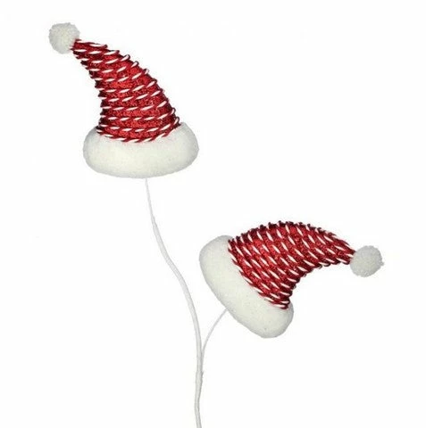 Coupon π The π Christmas Palace Stems & Picks 30" FABRIC PEPPERMINT SANTA HAT PICK SET OF 6 π 1 The Christmas Palace Stems & Picks 30" FABRIC PEPPERMINT SANTA HAT PICK SET OF 6