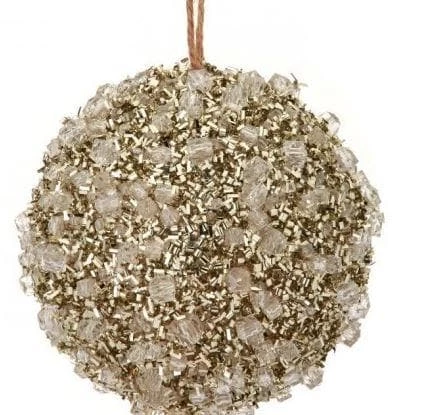 Outlet β€οΈ The π Christmas Palace 4" GOLD DIAMOND ICED BALL ORNAMENT SET OF 12 Golden Empire π 1 The Christmas Palace 4" GOLD DIAMOND ICED BALL ORNAMENT SET OF 12 Golden Empire