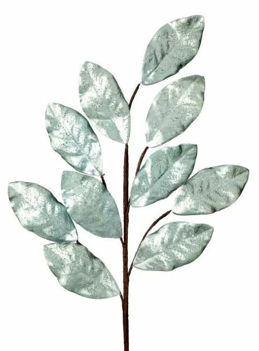 Cheap π The β Christmas Palace 30" AQUA METALLIC MAGNOLIA LEAF SPRAY SET OF 12 β 1 The Christmas Palace 30" AQUA METALLIC MAGNOLIA LEAF SPRAY SET OF 12