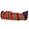 The Christmas Palace 4"X5YD RED - GREEN & GOLD VELVET NUTCRACKER EMBROIDERED COAT RIBBON Ribbon & Bows