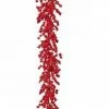 The Christmas Palace Garlands 4 FT RED MIXED BERRY CRABAPPLE GARLAND