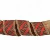 The Christmas Palace 4" X 5YD RED & GOLD PLAID WIRED RIBBON