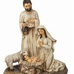 The Christmas Palace 3 FT IVORY OUTDOOR NATIVITY